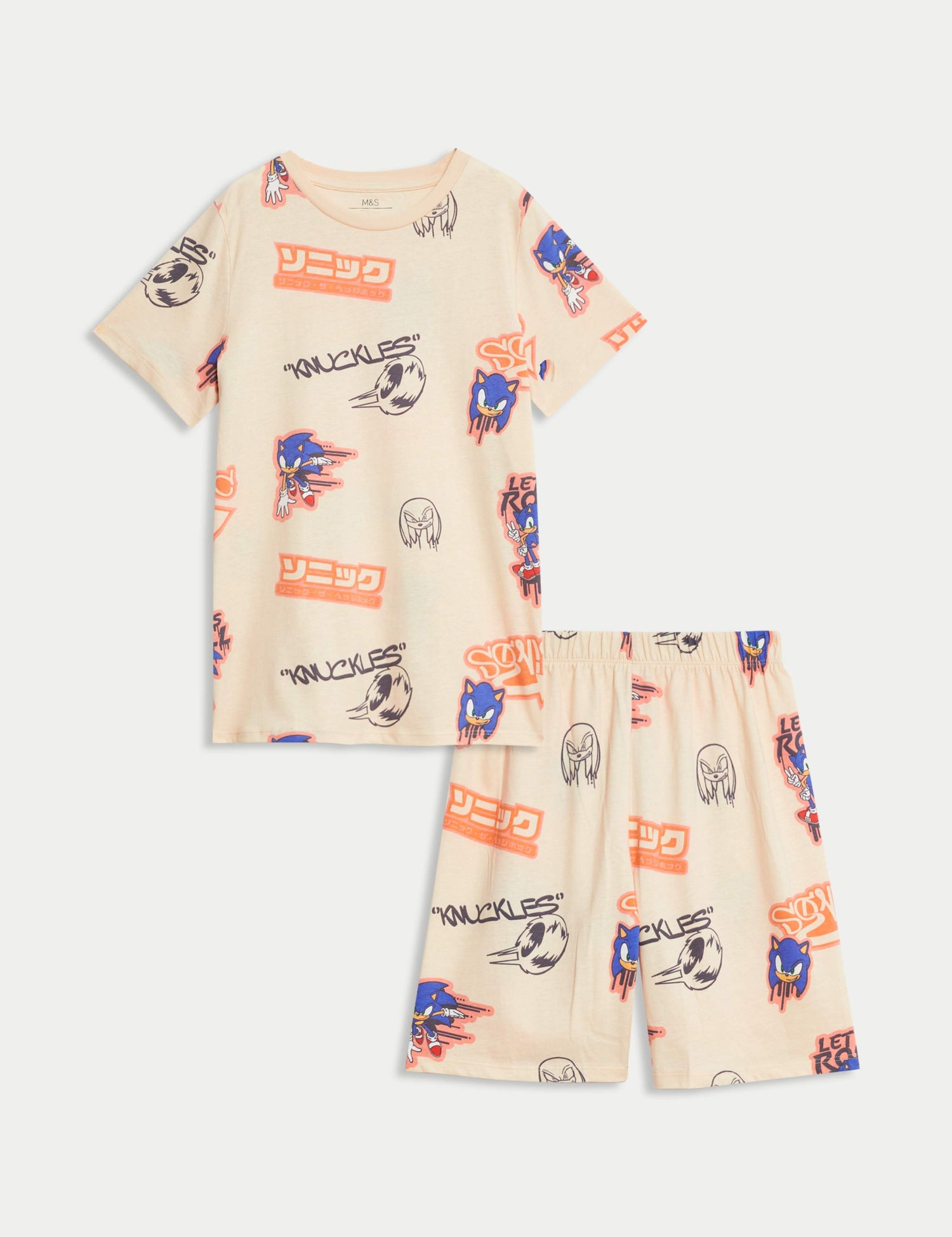 Pijama corto Sonic