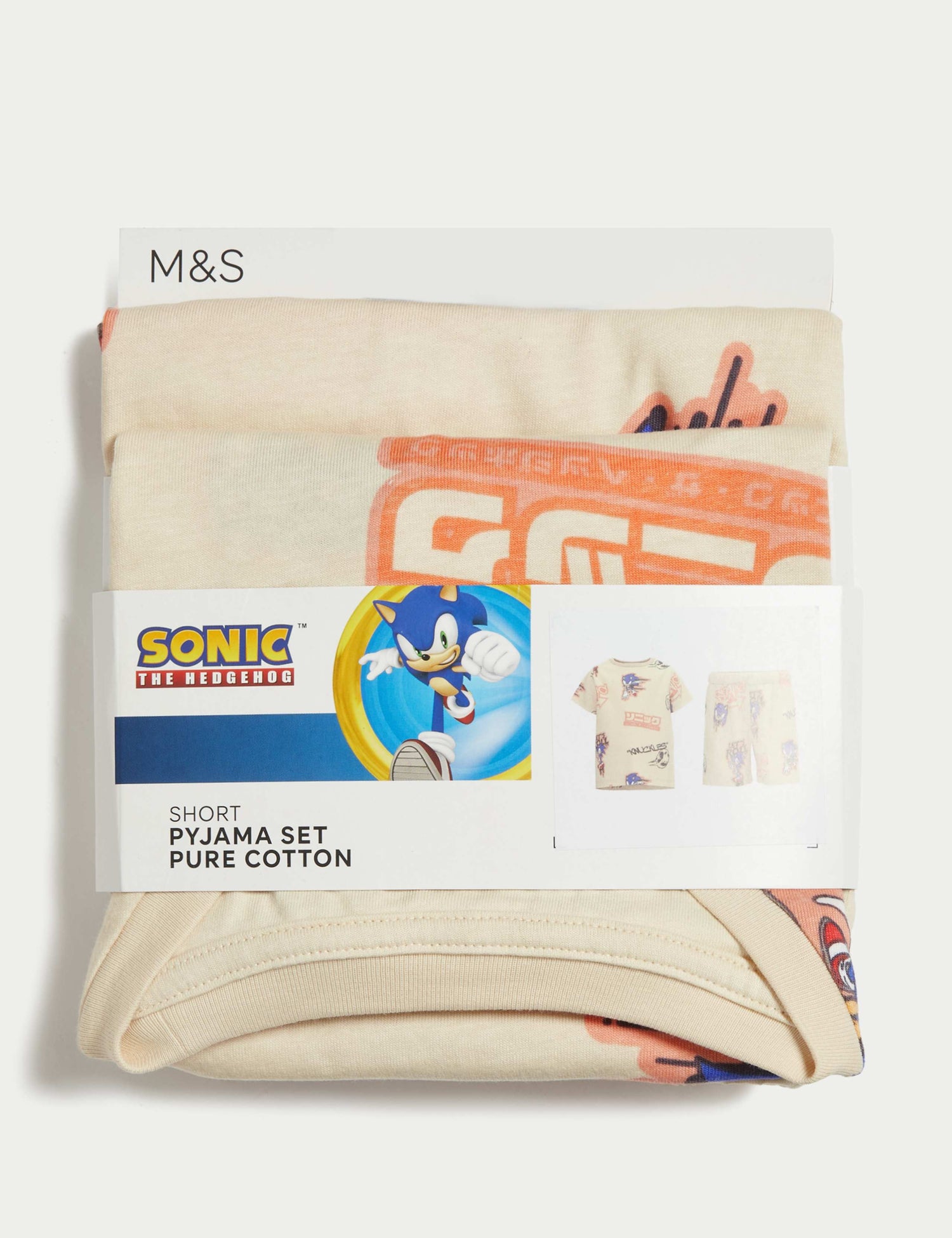 Pijama corto Sonic