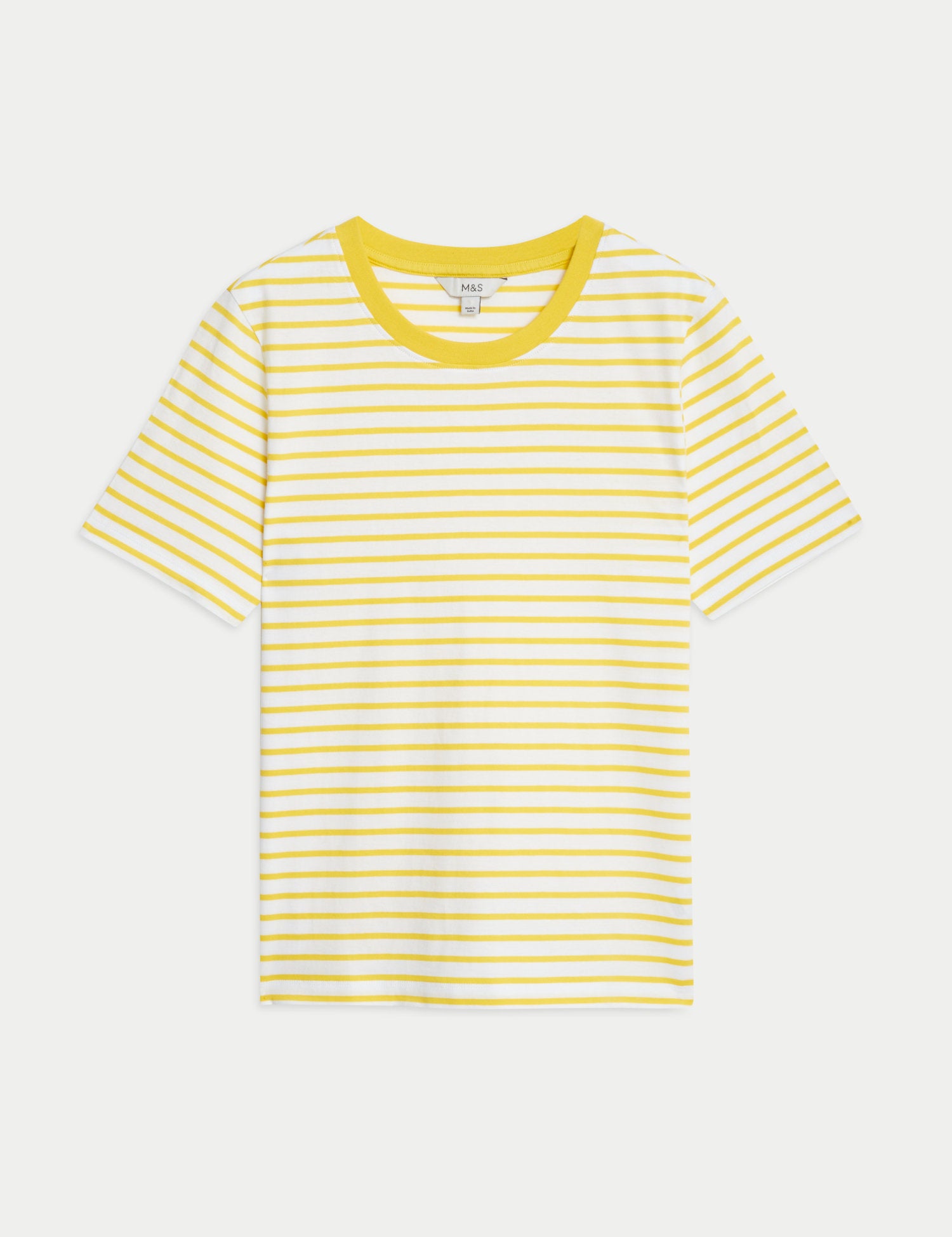 Camiseta rayas de manga corta