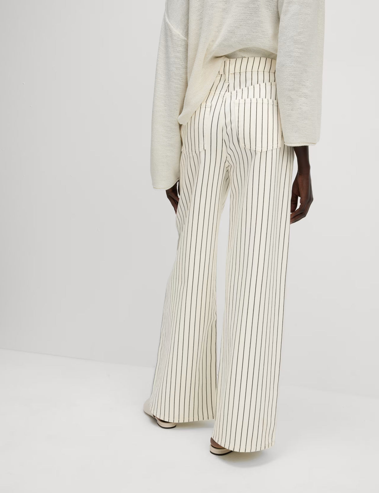 Pantalón pescador de lino viscosa