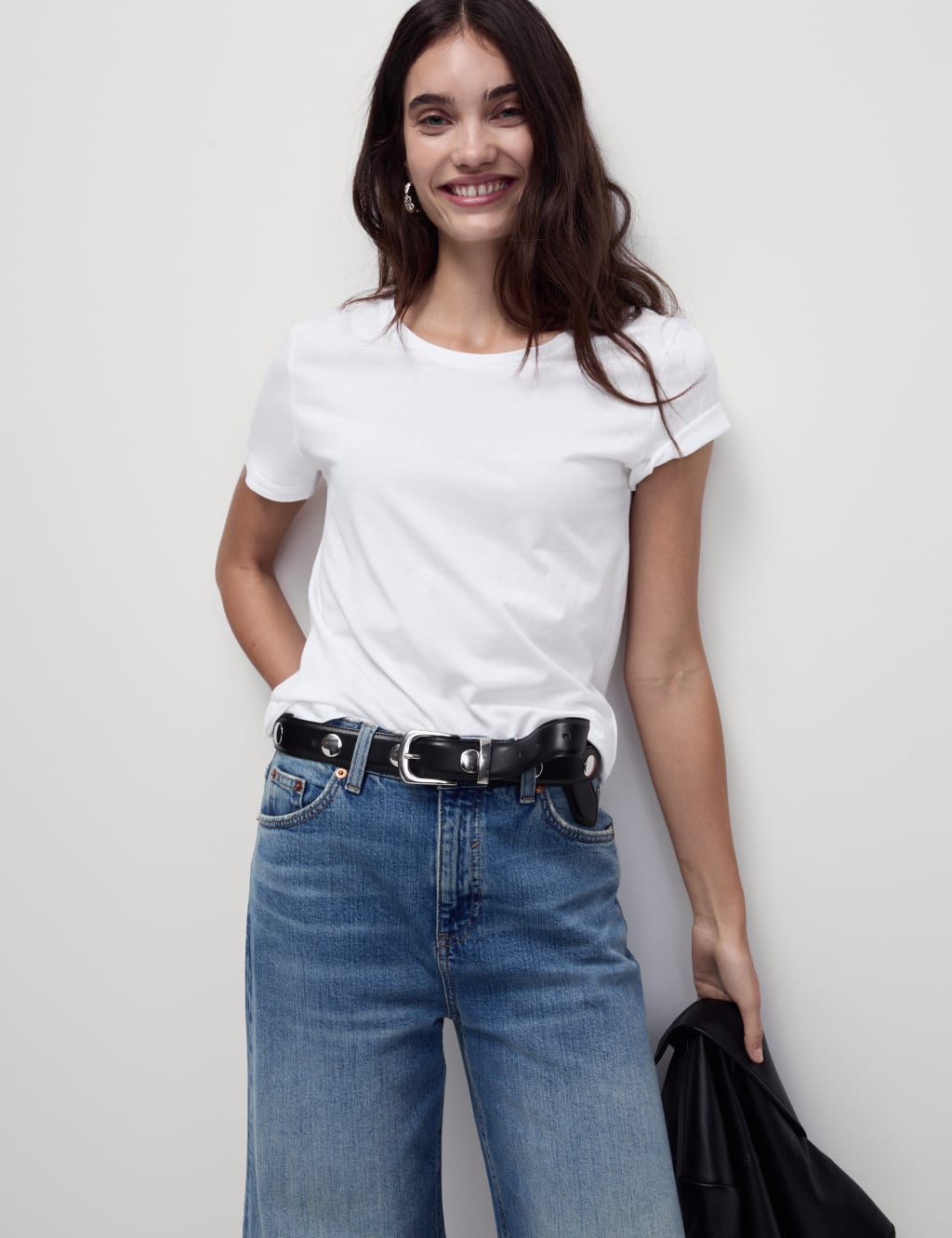 Camiseta de manga corta básica ajustada