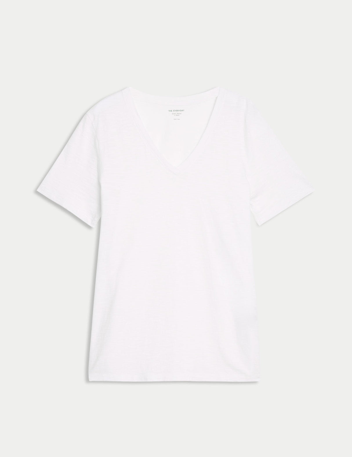 Camiseta de manga corta y cuello pico