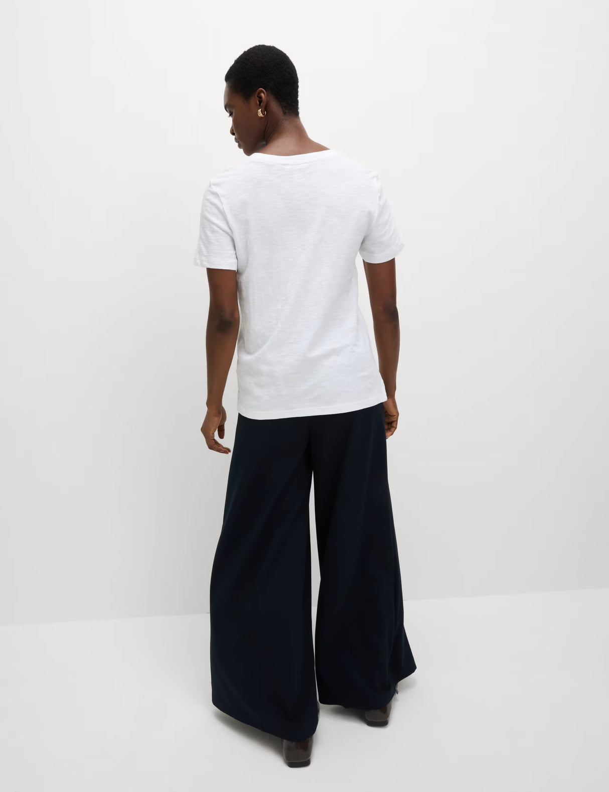 Camiseta de manga corta con escote pico Everyday