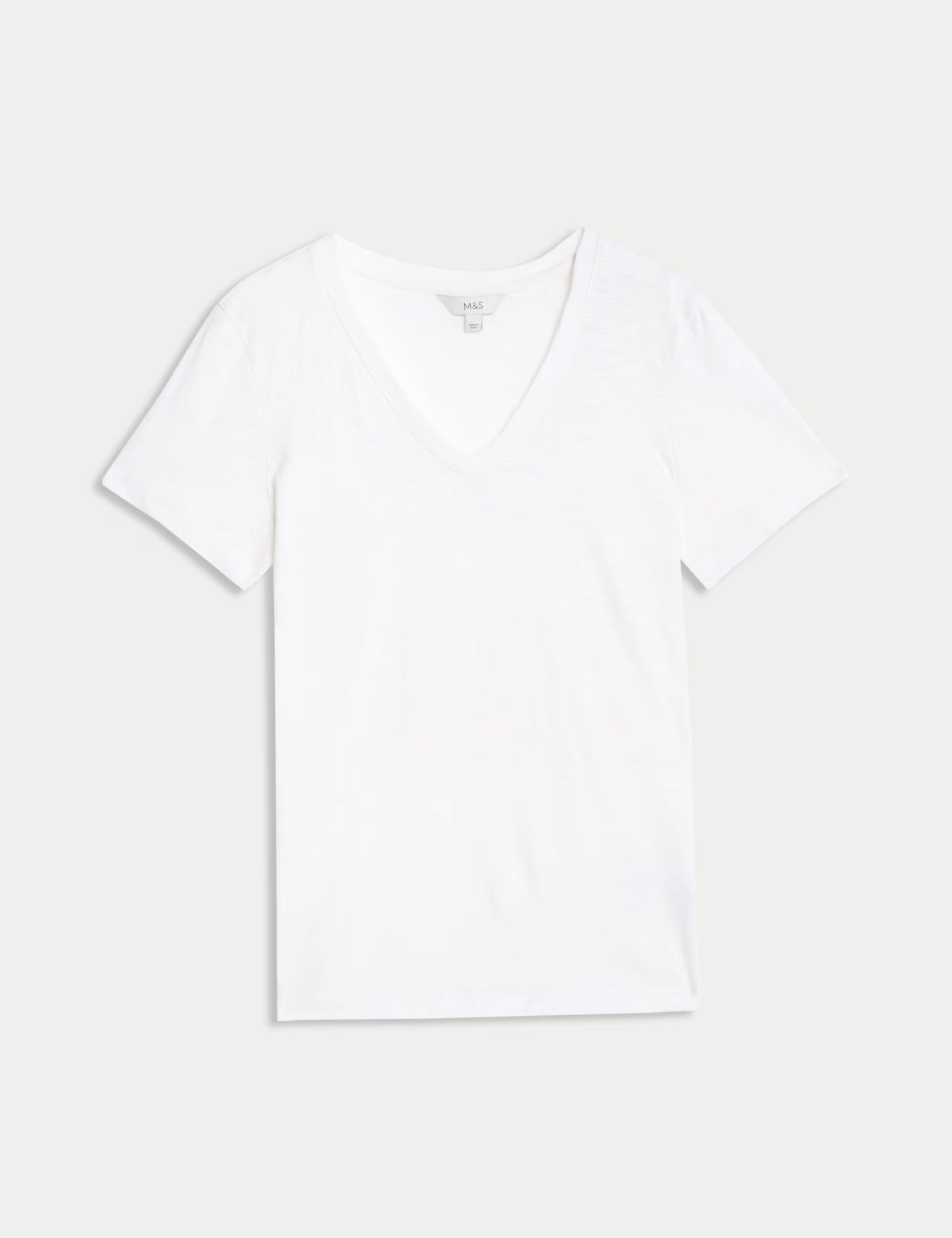 Camiseta de manga corta con escote pico Everyday