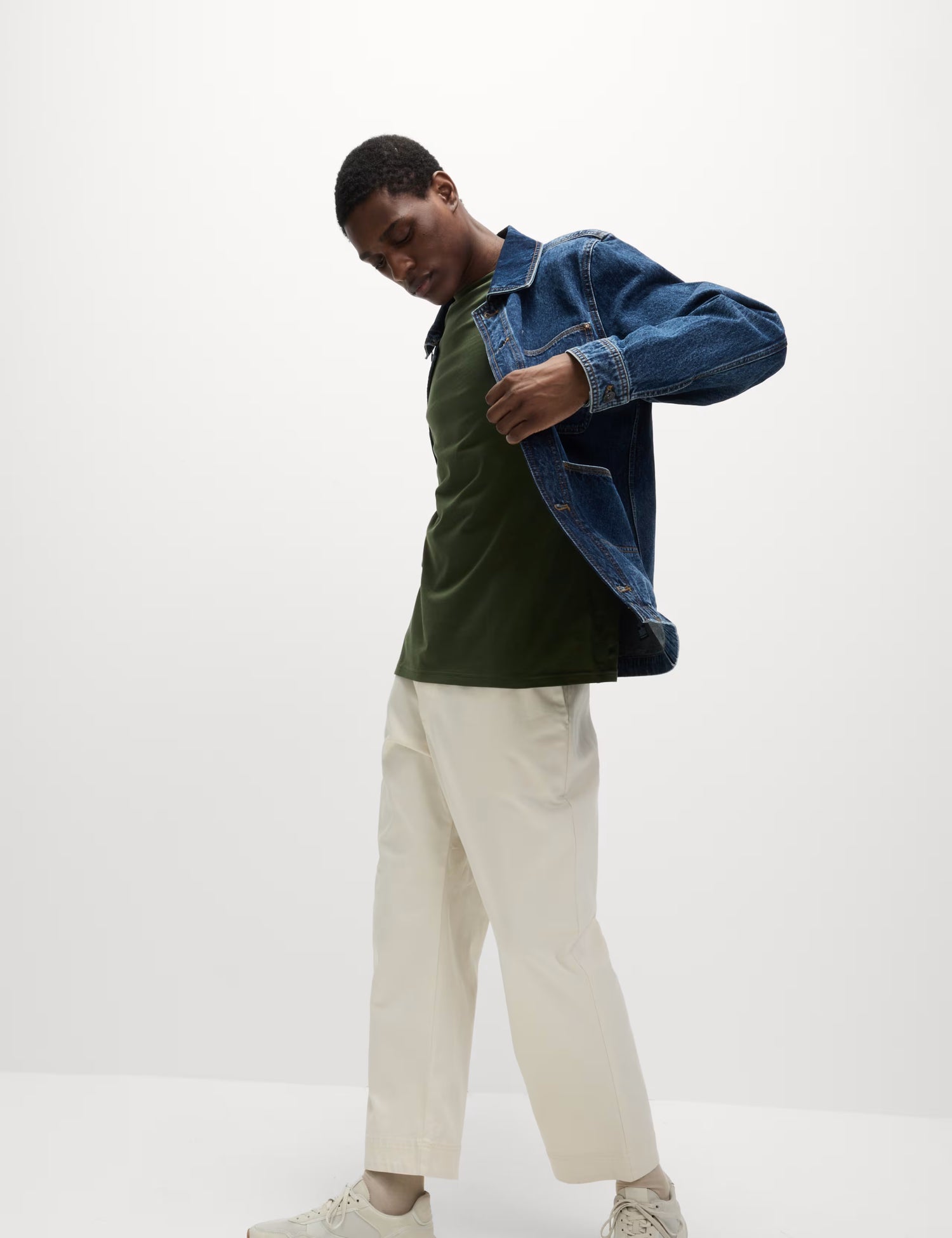 Camiseta lisa manga corta