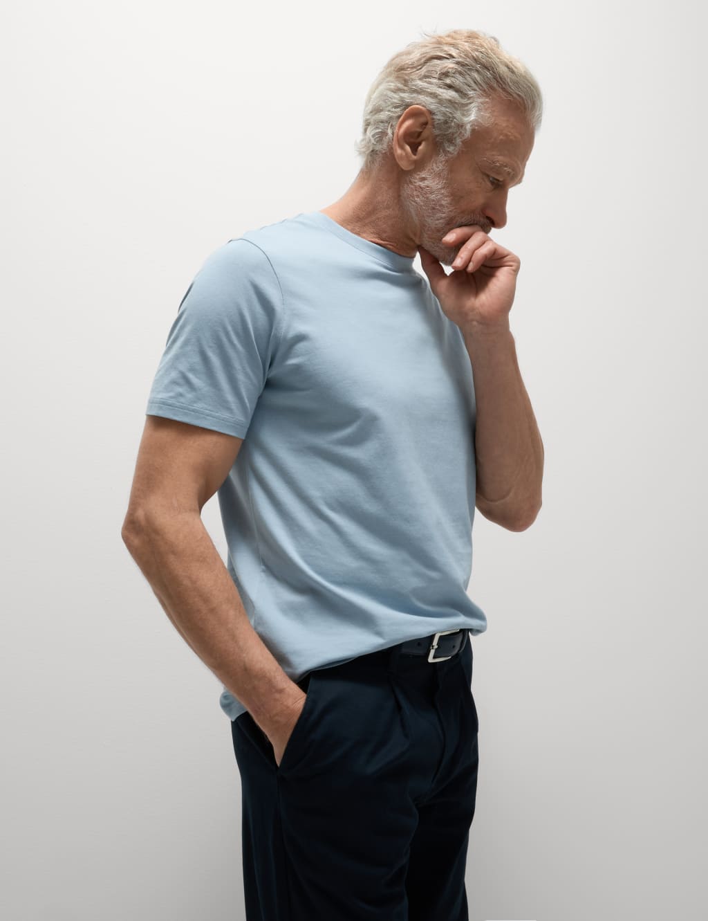 Camiseta lisa manga corta