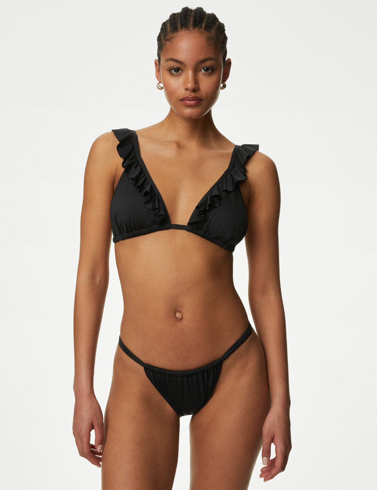 Parte baja de bikini con volantes