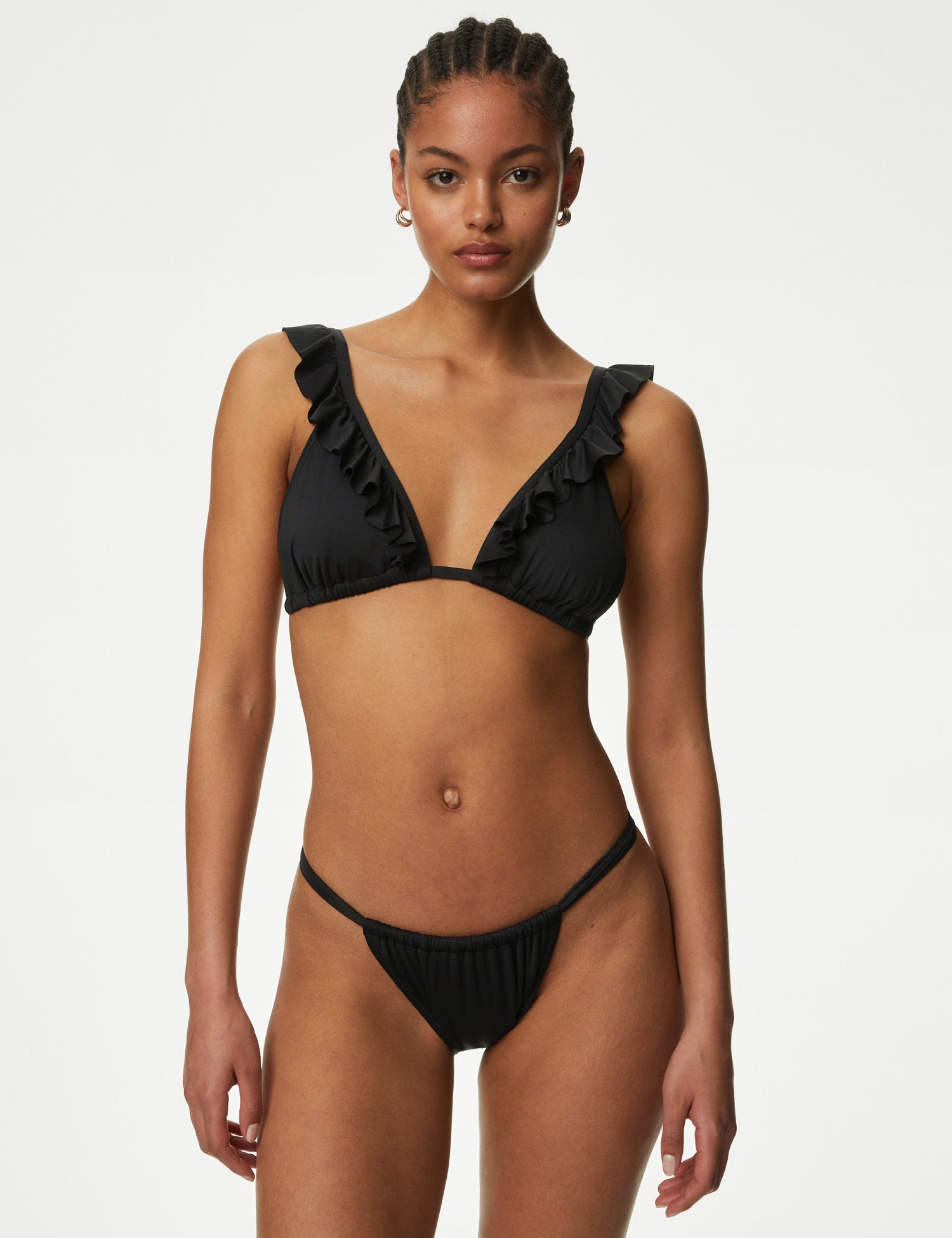 Parte baja de bikini con volantes