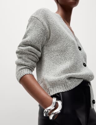 Rebeca abotonada canalé