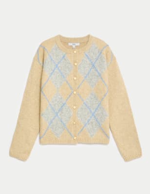 Rebeca con diseño de rombos