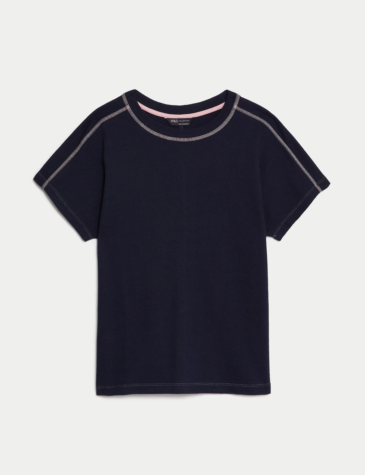 Camiseta de manga corta textura