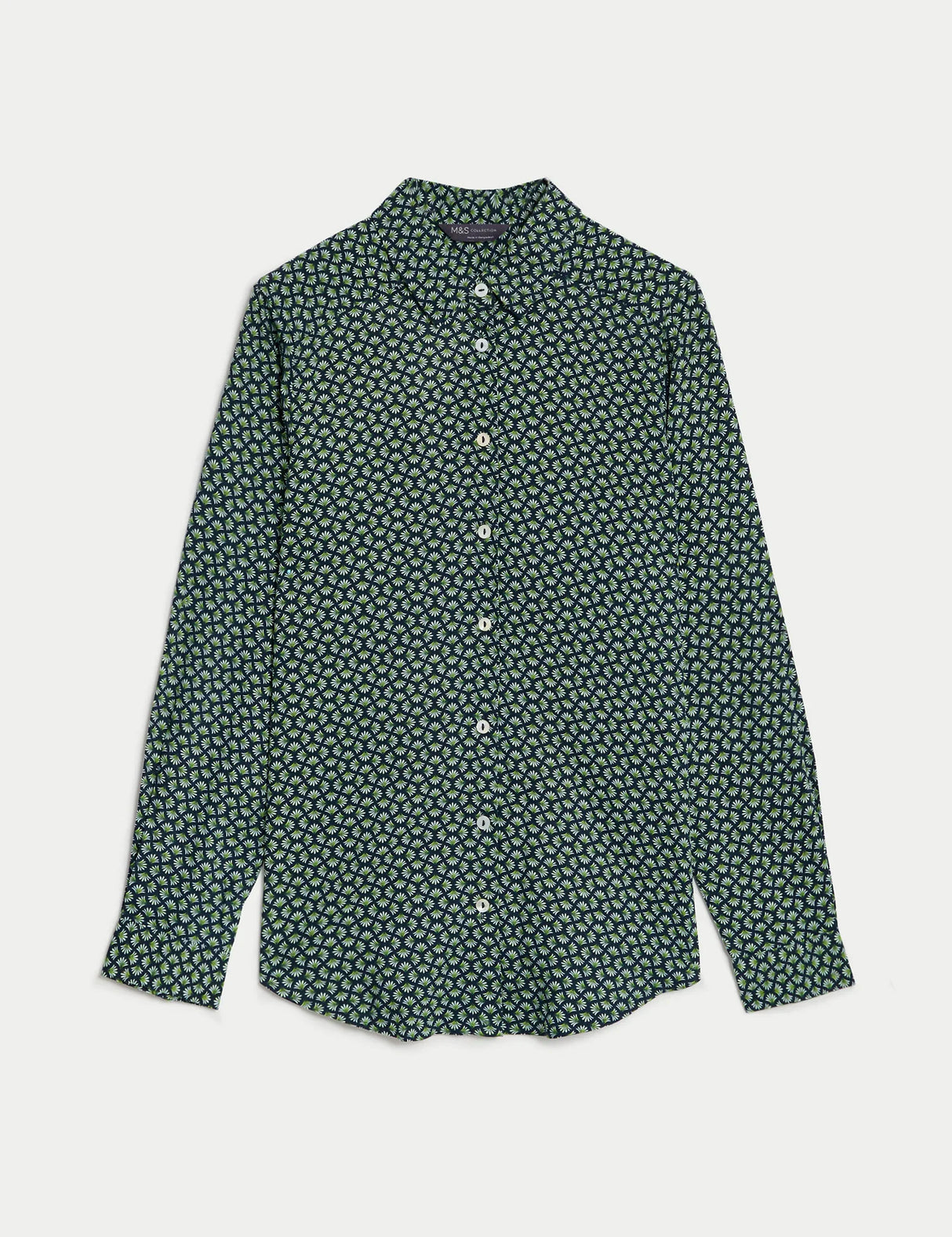 Blusa estampada de manga larga