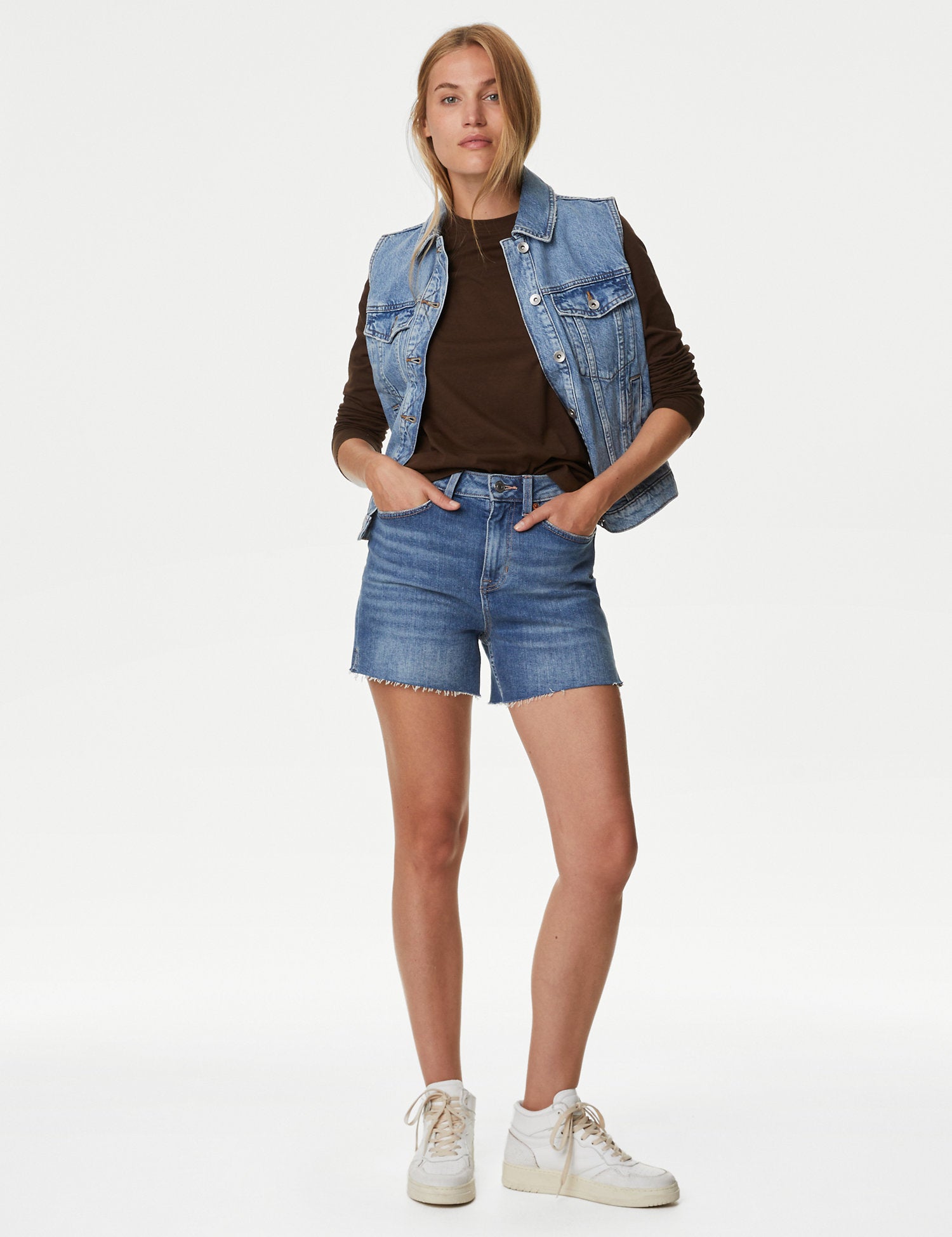 Camiseta básica de manga larga