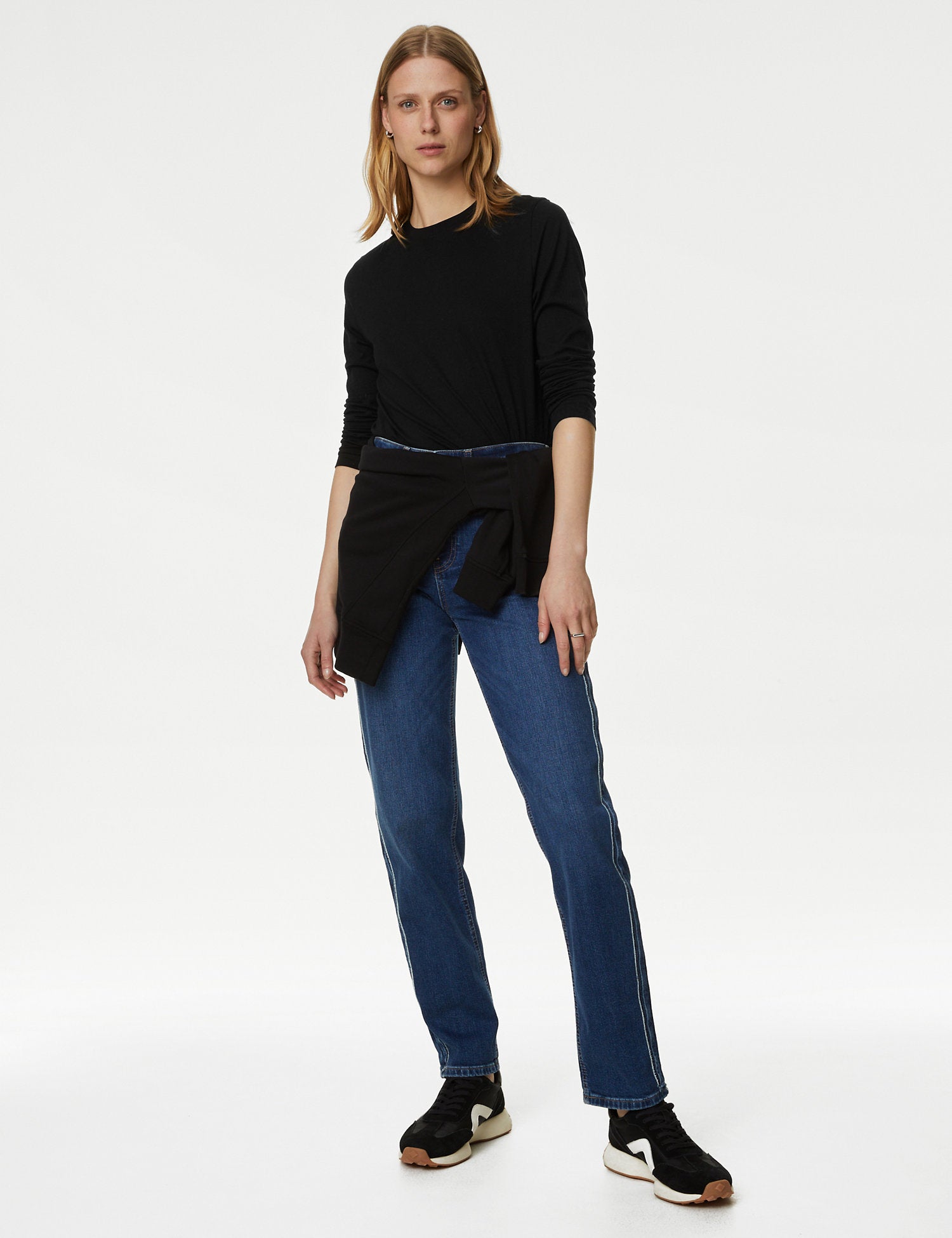 Camiseta básica de manga larga