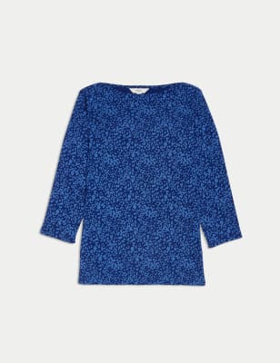 Camiseta de manga semilarga estampada