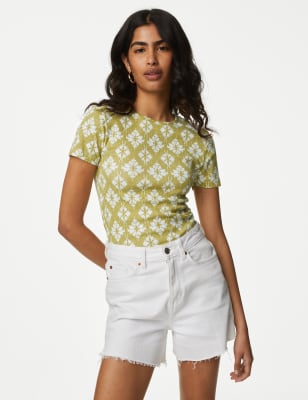 Camiseta estampada de manga corta