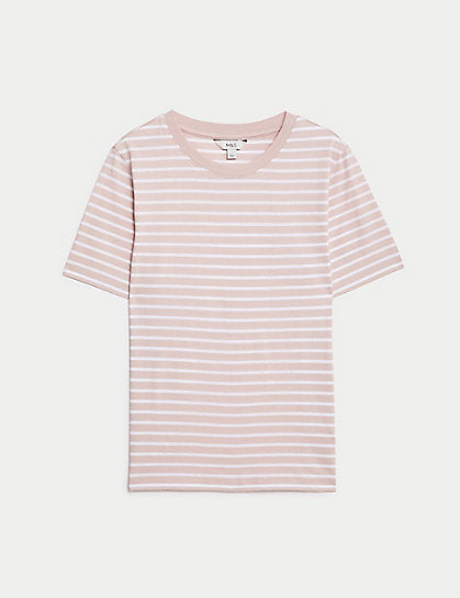 Camiseta rayas de manga corta