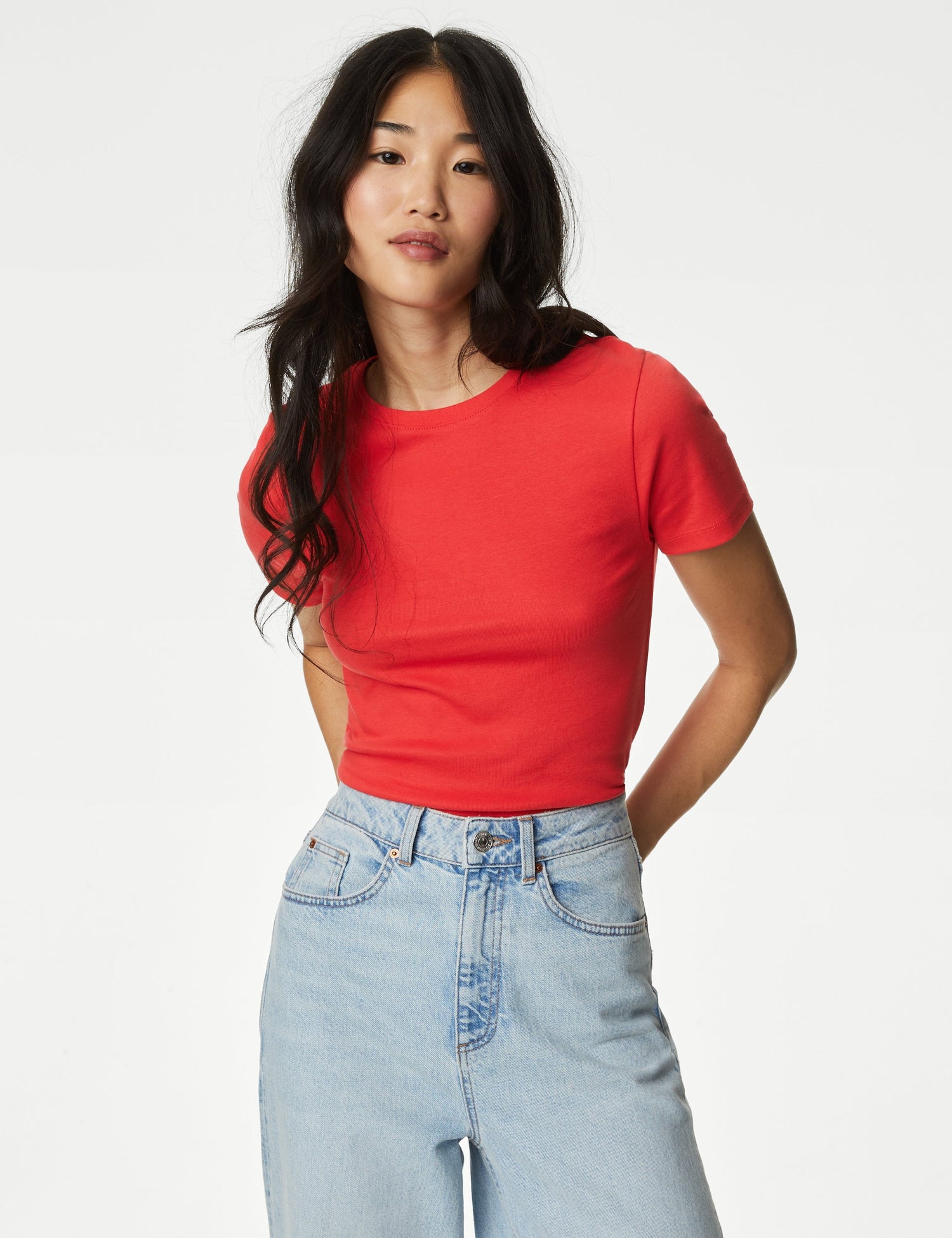 Camiseta básica de manga corta