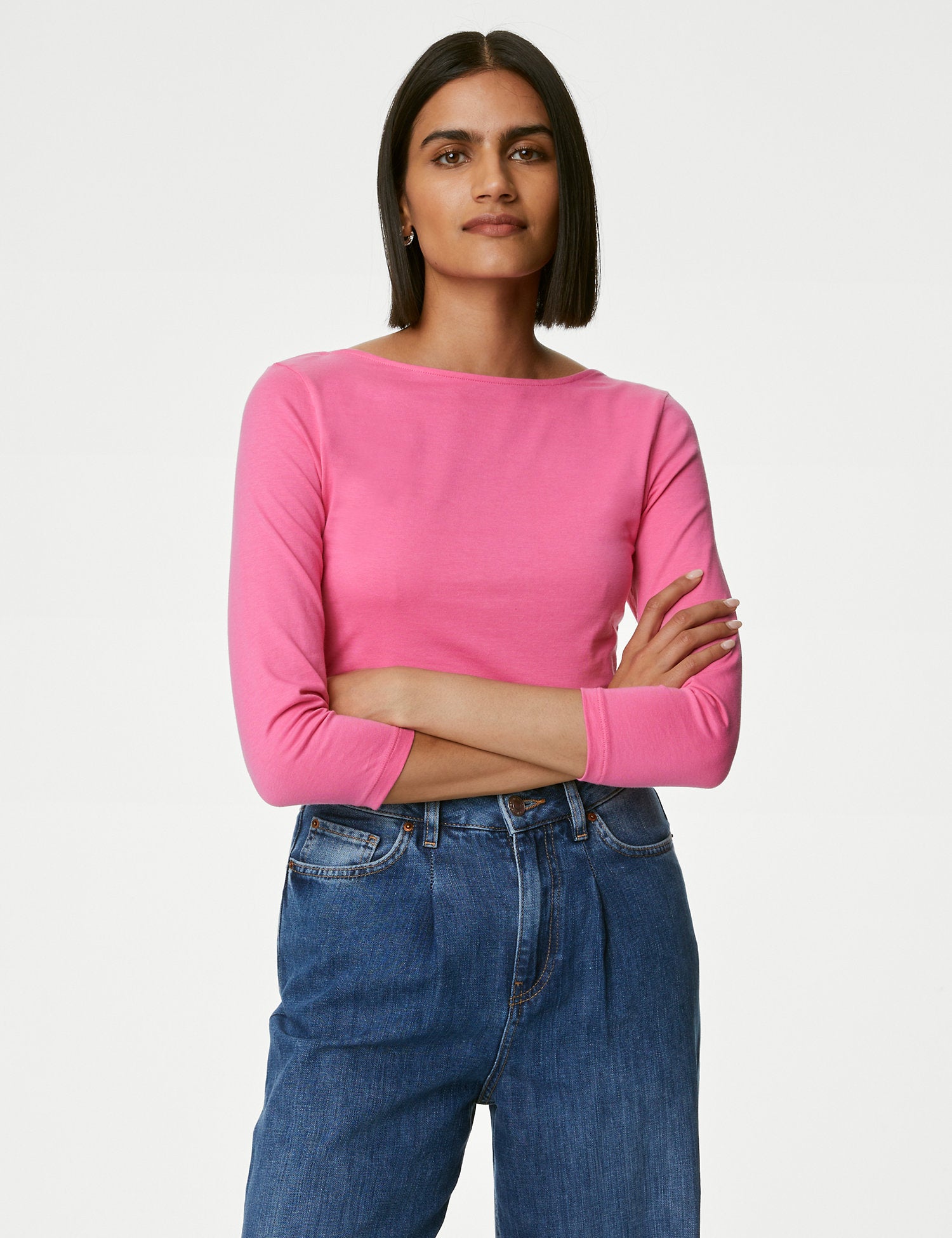 Camiseta manga semilarga