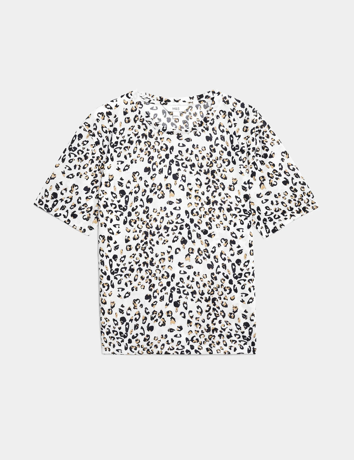 Camiseta estampada de manga corta de estilo relax