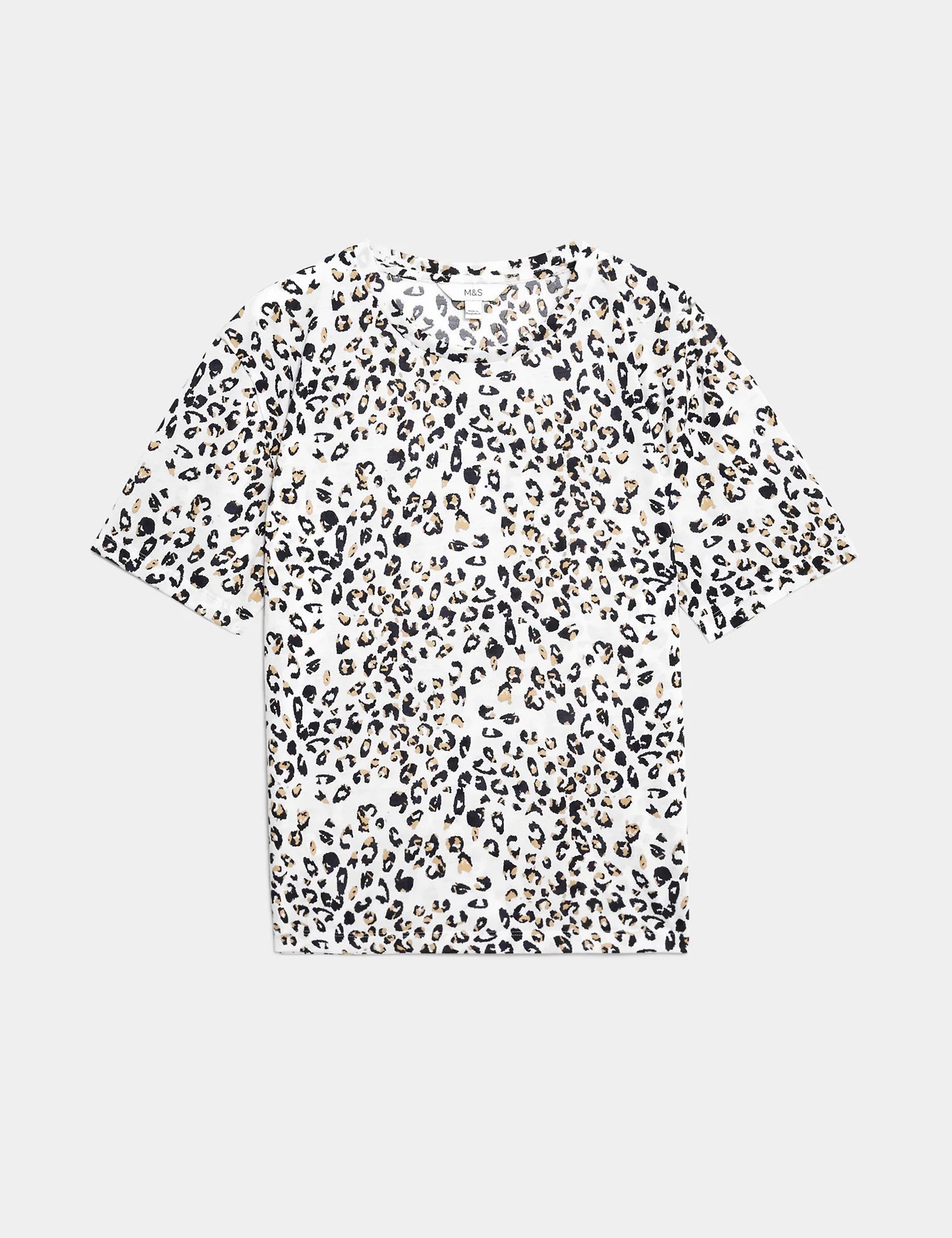 Camiseta estampada de manga corta de estilo relax