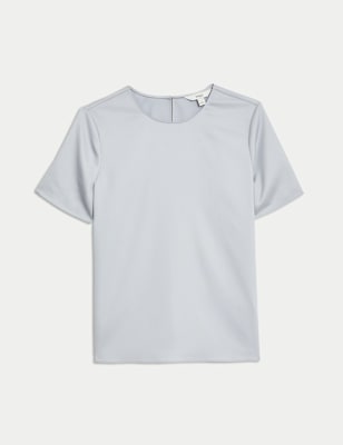 Blusa básica de manga corta