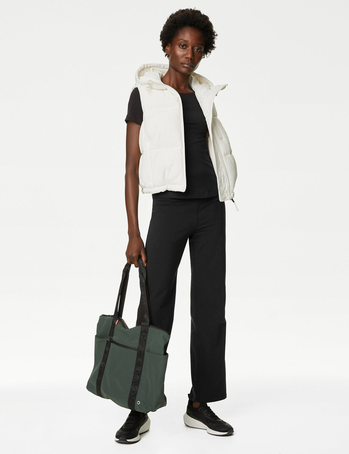 Top de manga corta de algodón Active Good Move