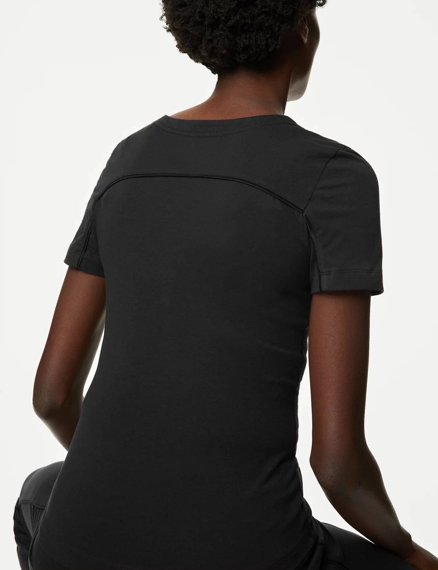 Top de manga corta de algodón Active Good Move