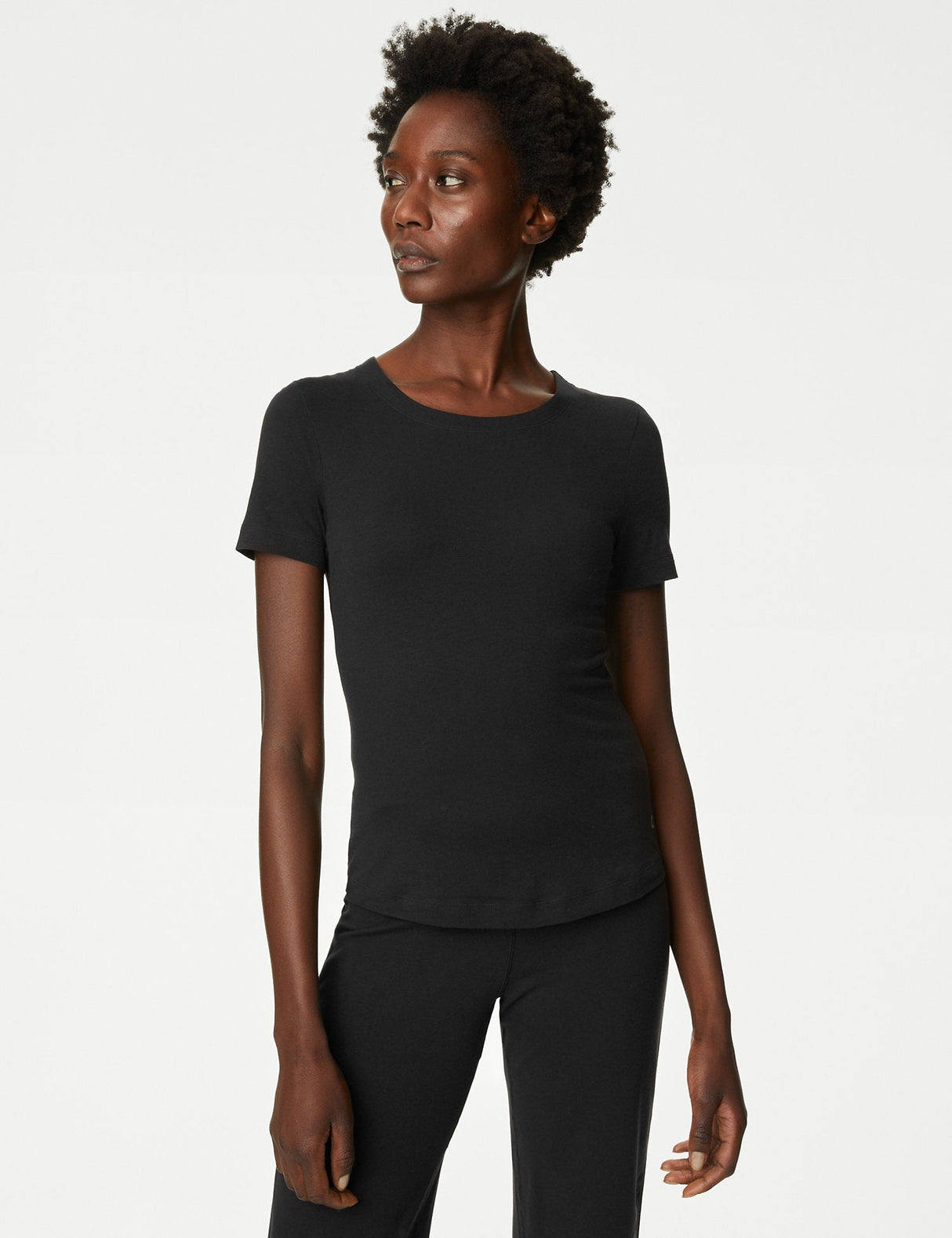 Top de manga corta de algodón Active Good Move