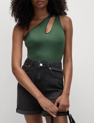 Bañador con tirante en un solo hombro