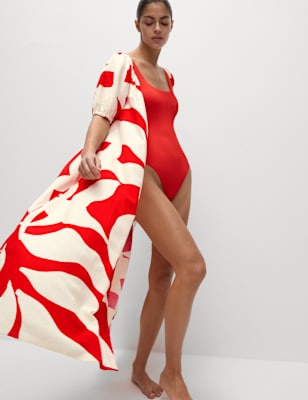 Vestido de lino diseño botones
