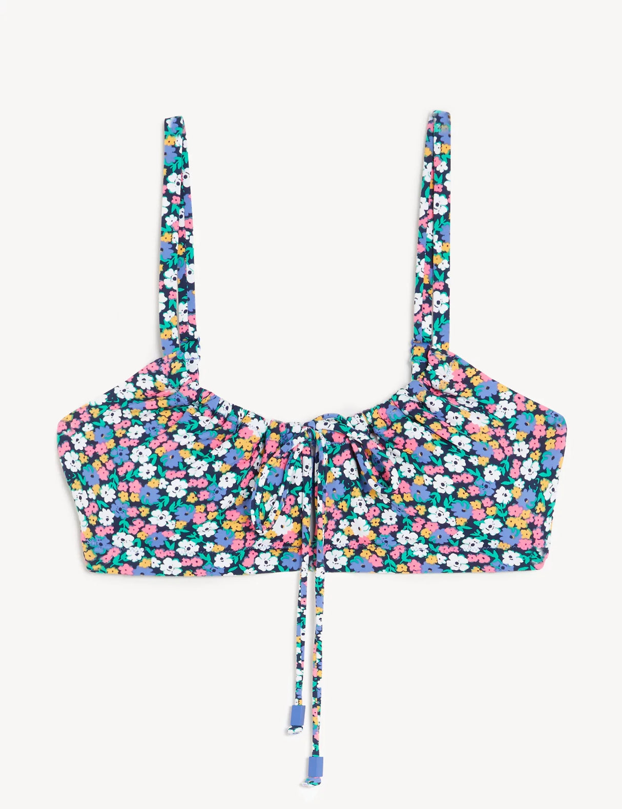 Parte alta de bikini con flores