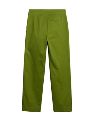 Pantalón de algodón tobillero