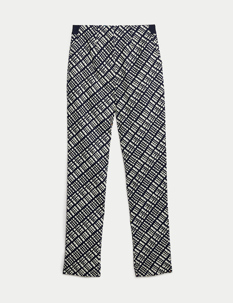 Pantalón de algodón tobillero diseño