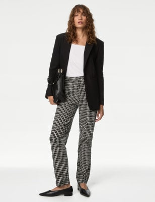 Pantalón de algodón tobillero diseño