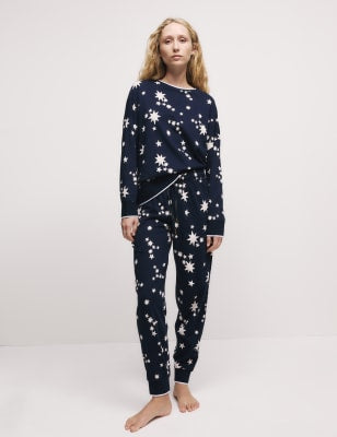 Pijama de manga larga con diseño de perritos