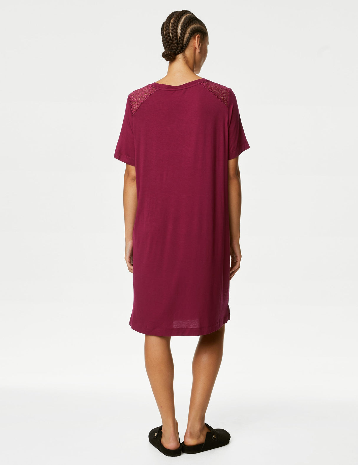 Camisola de manga corta de viscosa