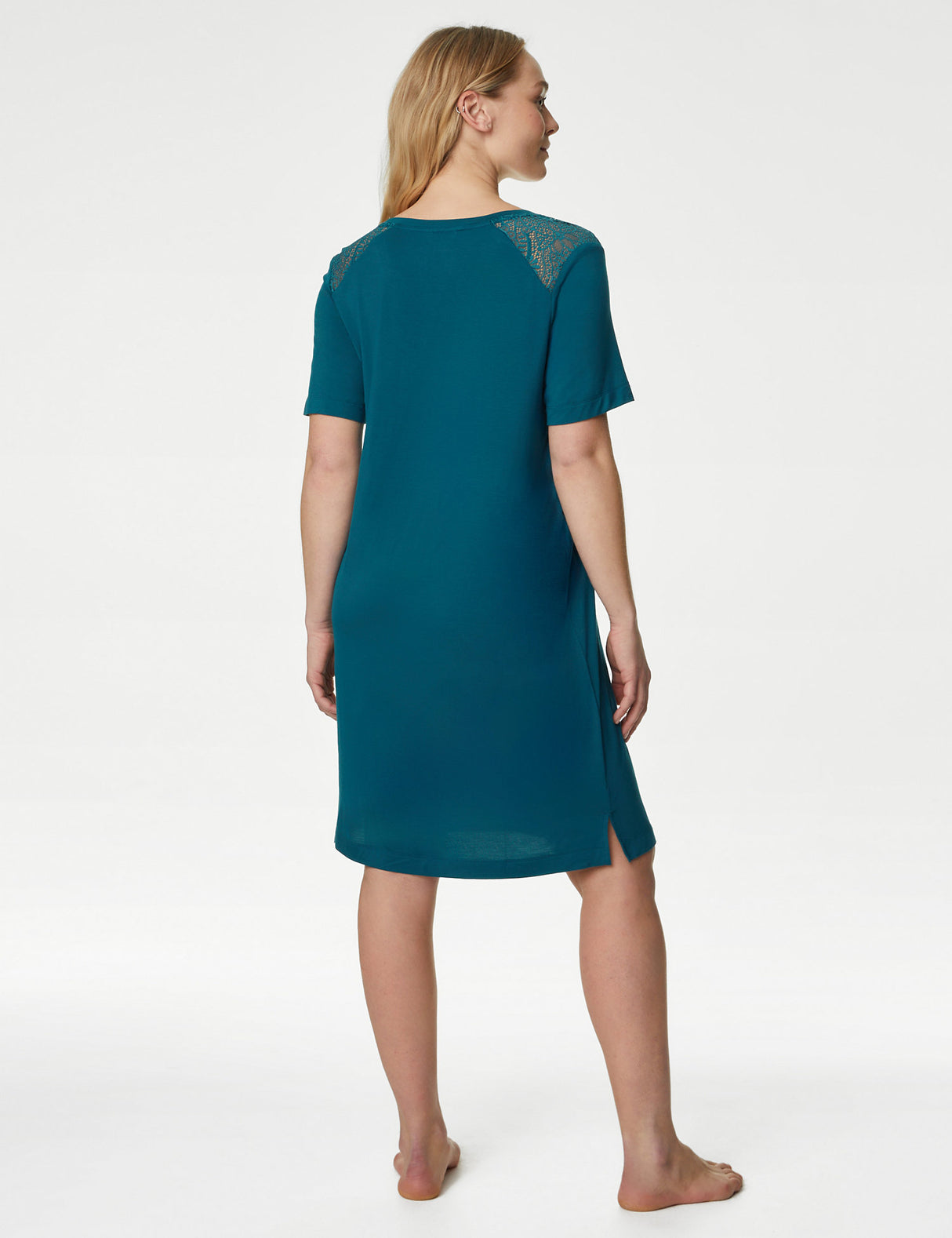 Camisola de manga corta de viscosa