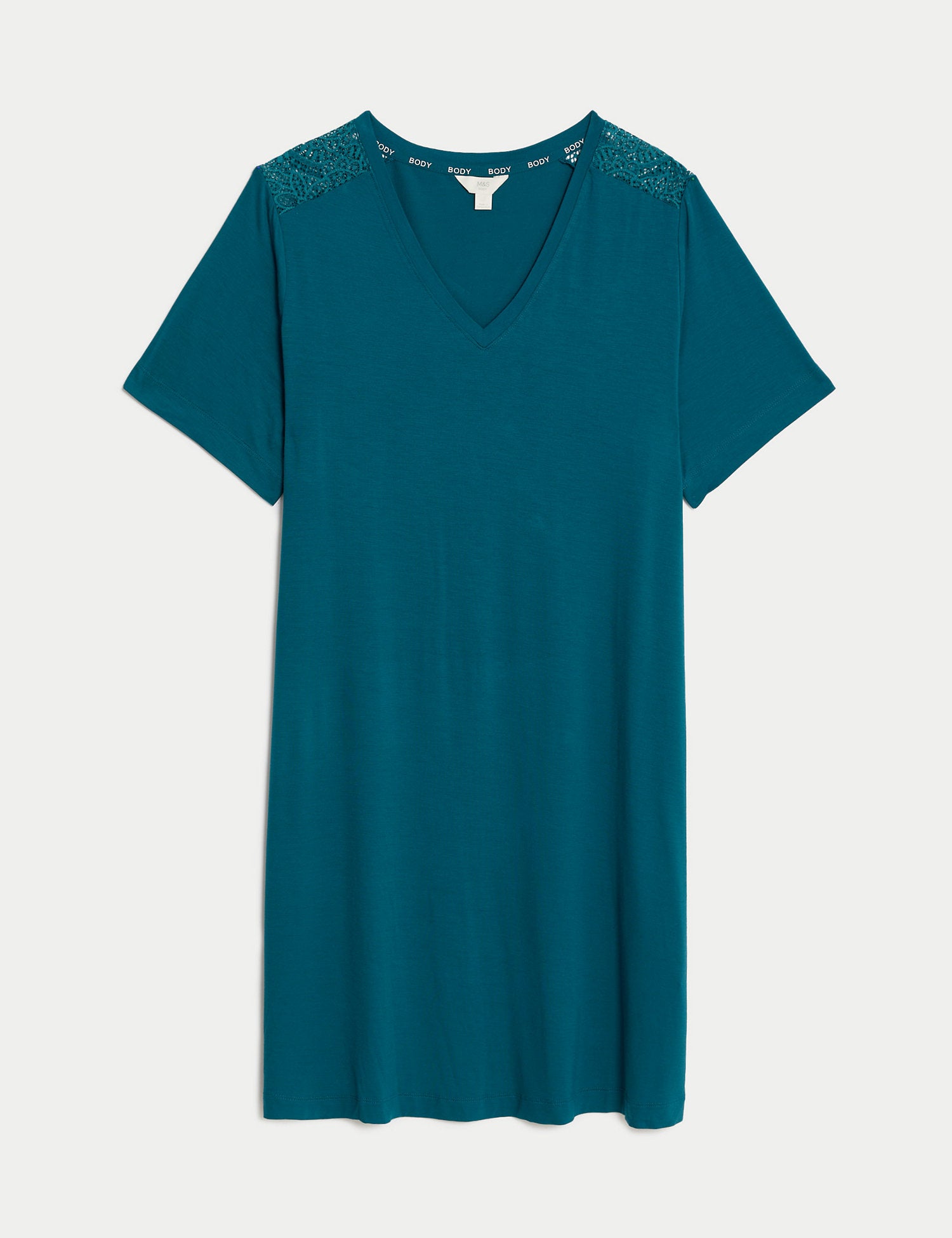 Camisola de manga corta de viscosa