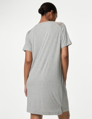 Camisola de manga corta de viscosa