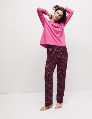 Pijama de manga larga con diseño