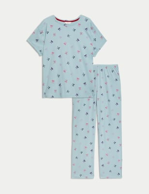 Pijama de manga corta con diseño