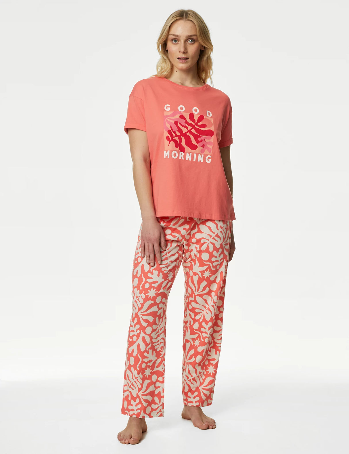 Pijama de manga corta diseño