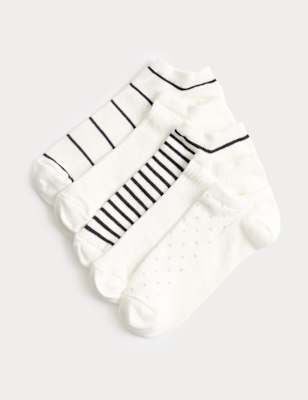Pack 5 calcetines trainers diseño rayas