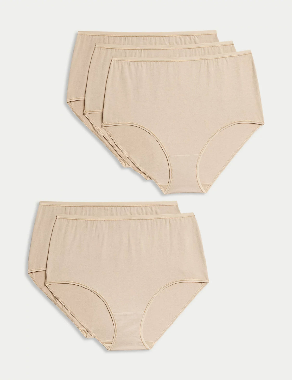 Pack x5 Bragas altas diseño