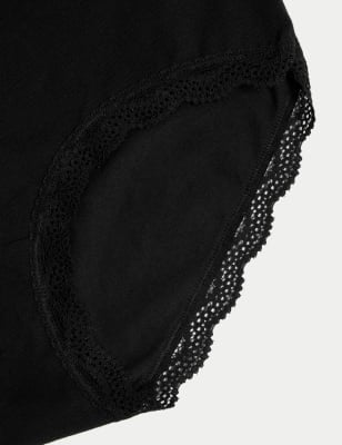 Pack 3 bragas altas de algodón