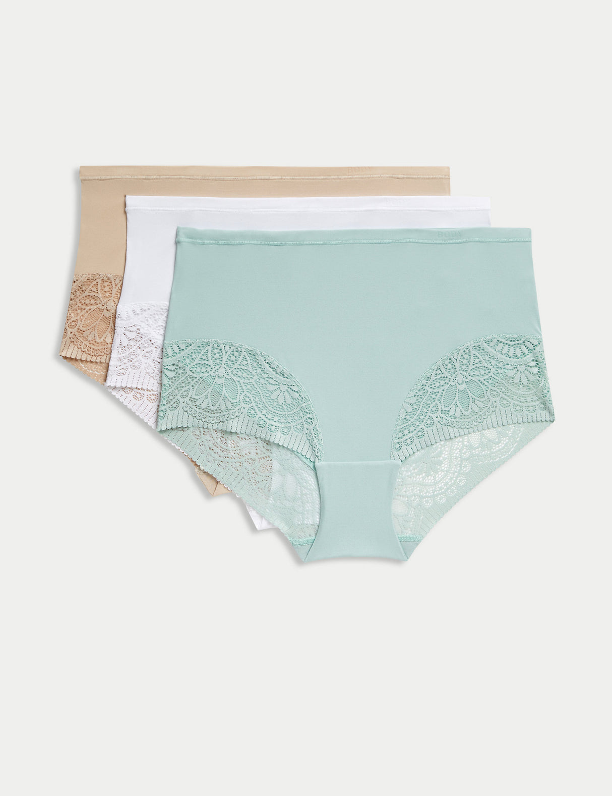 Pack 3 Bragas altas Body