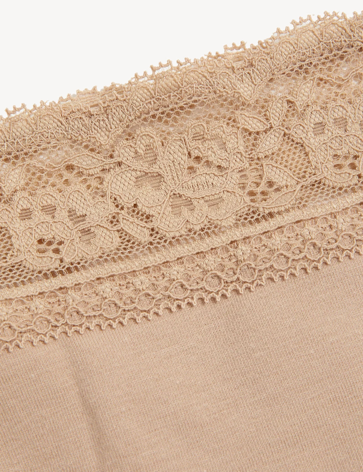 Pack x5 bragas altas detalle encaje