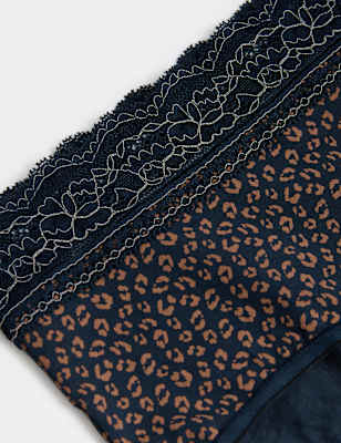 Pack 5 bragas altas detalle encaje