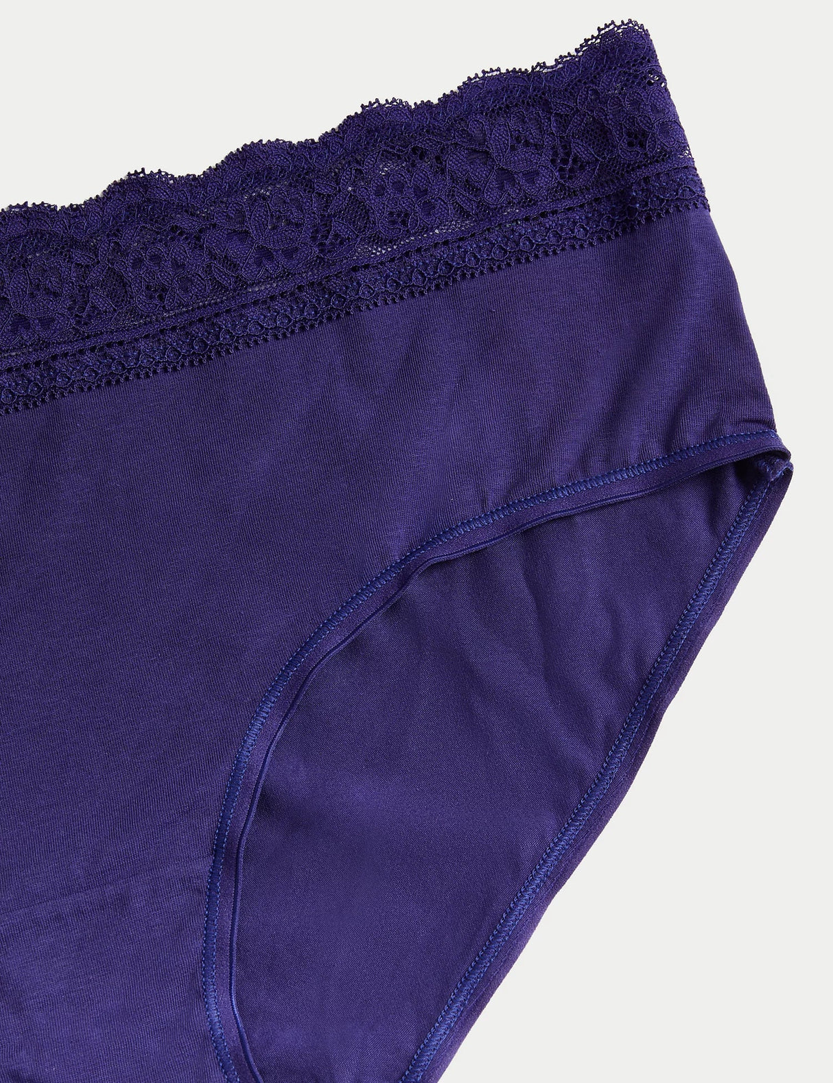 Pack 5 bragas altas detalle encaje